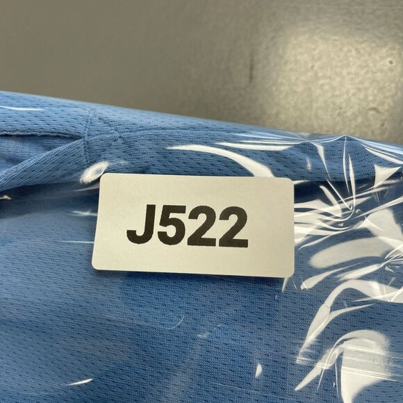 NEW Columbia Men's L Polo Shirt Omni-Shade UPF 40 Sun Protection Blue & Navy - Picture 9 of 9